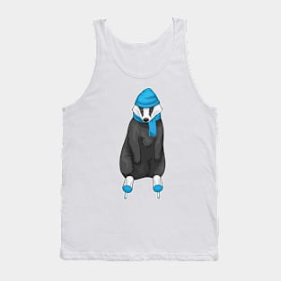 Honey badger Ice skating Ice skates Tank Top